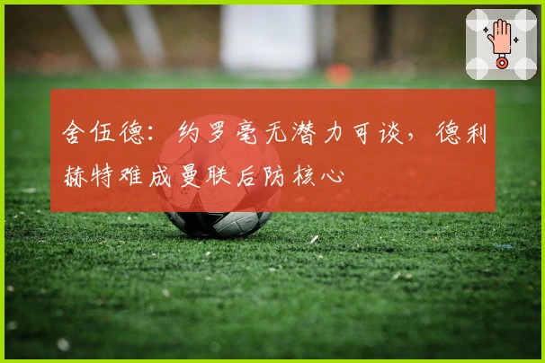 舍伍德：约罗毫无潜力可谈，德利赫特难成曼联后防核心